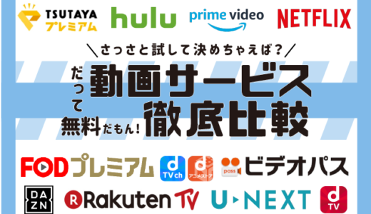 動画サービス徹底比較
