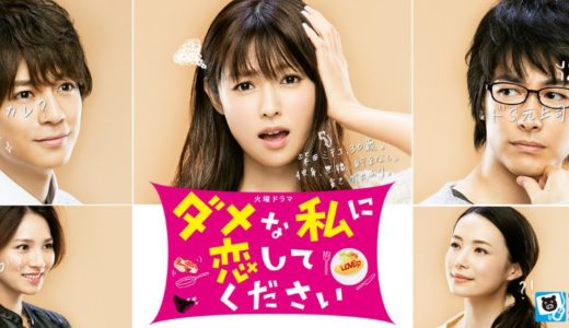 「ダメな私に恋してください」のドラマを見れる動画配信サイトは？全話無料でお試し視聴する方法！（第1話~10話＜最終回＞まで）